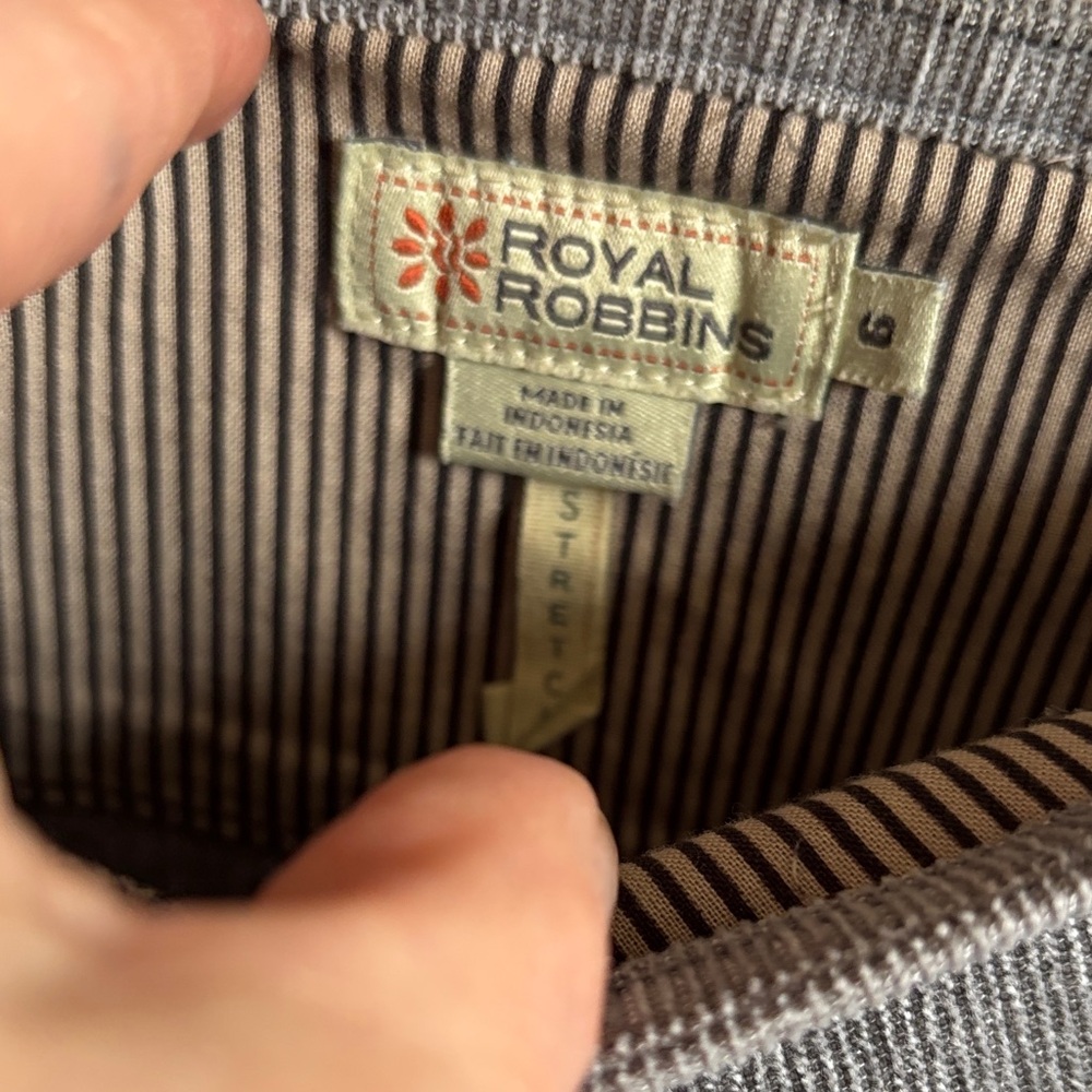Royal Robbins Gray Corduroy Skirt - Picture 2 of 4